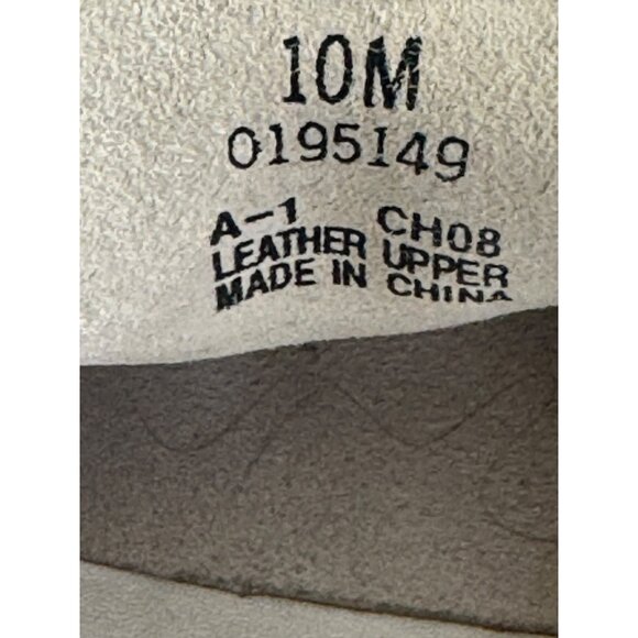 Sperry men's Shoes10M top sider beige leather boat shoes Authentic Original 2-ey - Picture 5 of 16